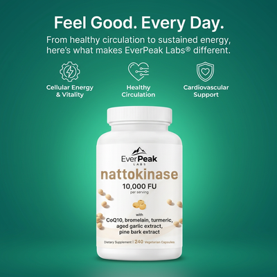 Everpeak Labs® Nattokinase 10,000 FU
