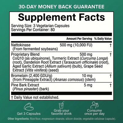 Everpeak Labs® Nattokinase 10,000 FU